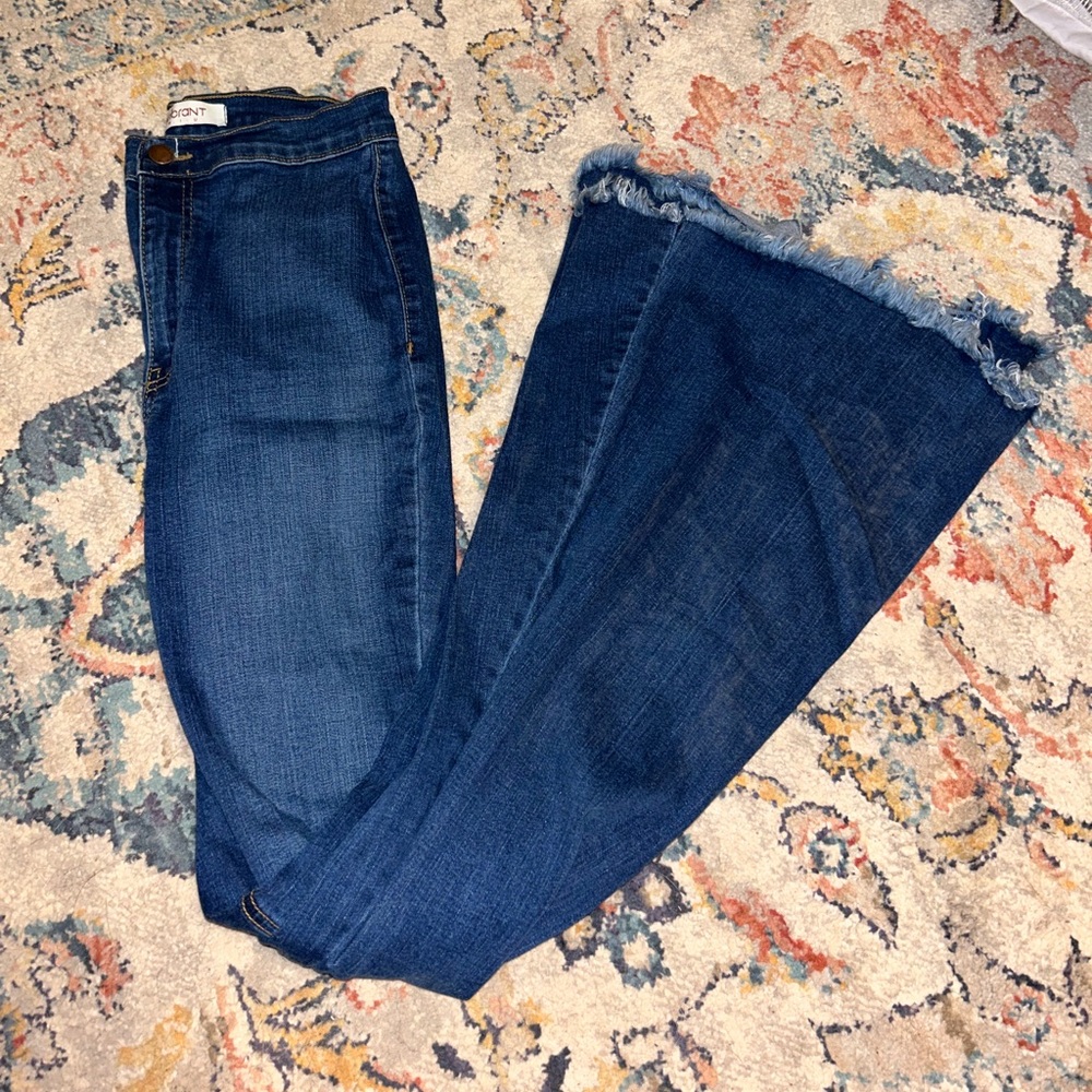 Vibrant M.I.U Bell Bottom Jeans